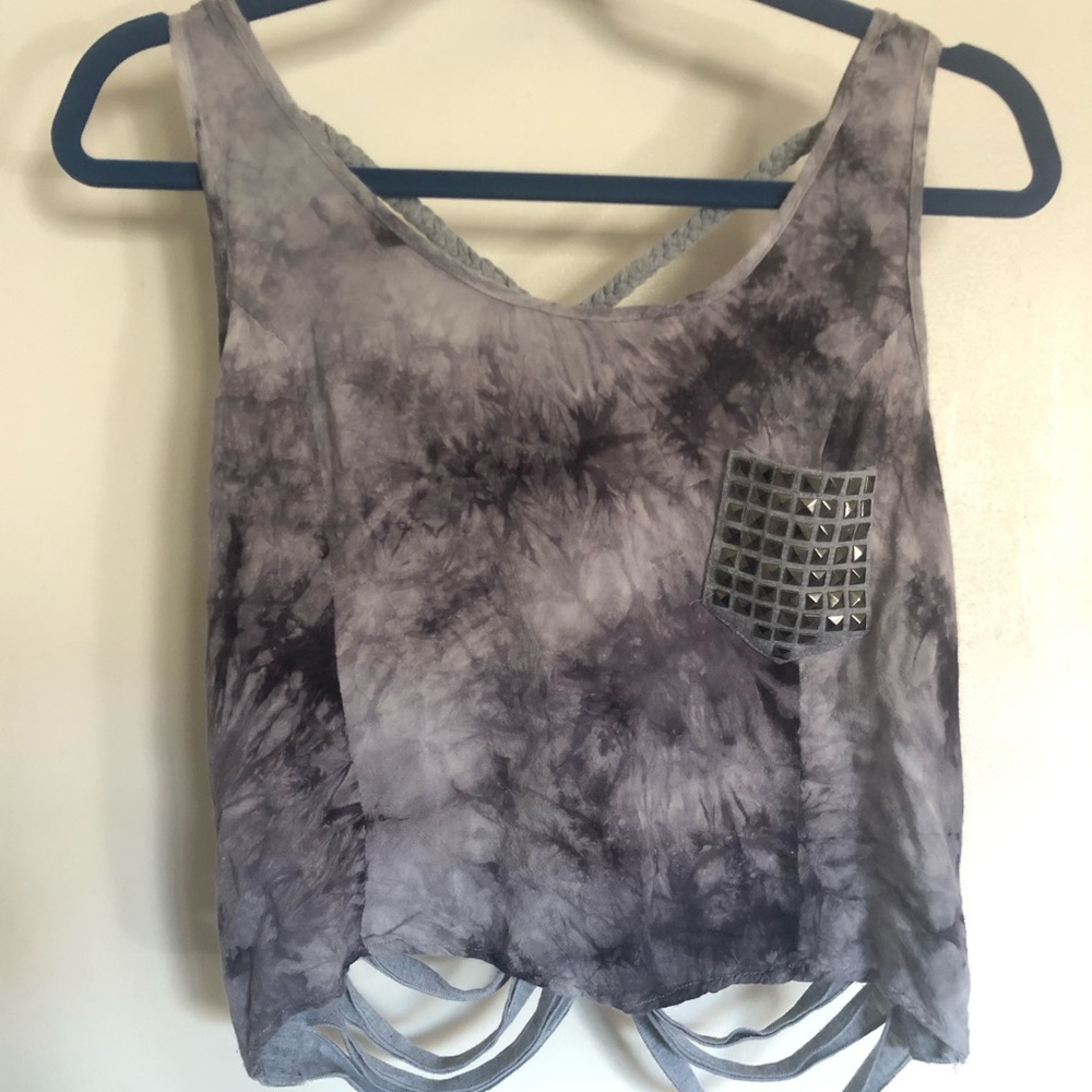 Tie-dye crop top